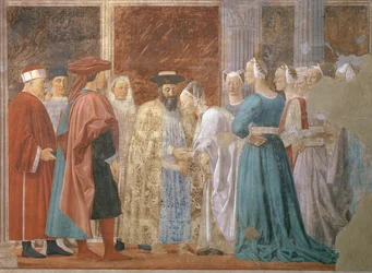 La ricezione della Regina di Saba da parte del Re Salomone, c.1015-977 (dettaglio)